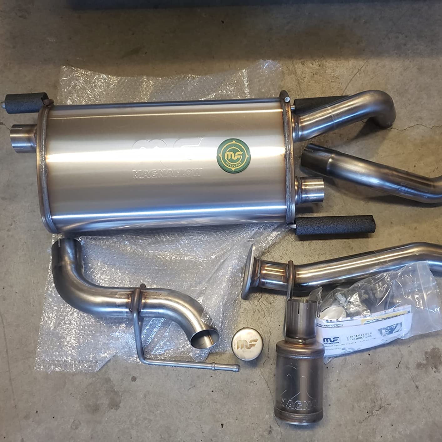 MagnaFlow Performance Cat-Back Exhaust System Kit 19546 | Overland Series, Single Passenger Side Rear Exit, Fits 2003-2024 Toyota 4Runner 4.0L customer photo 1