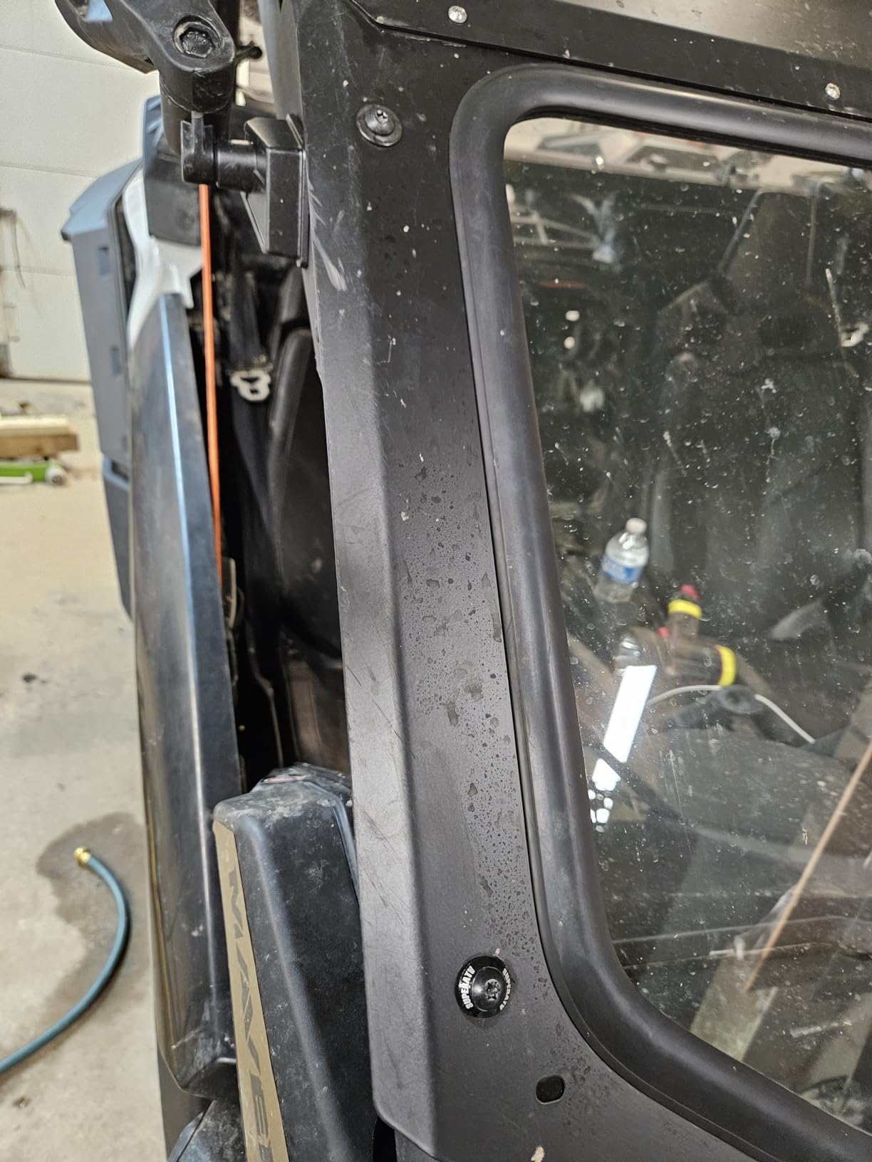 ECOTRIC Full Glass Windshield with Sun Visor Compatible With Maverick X3 customer photo 1