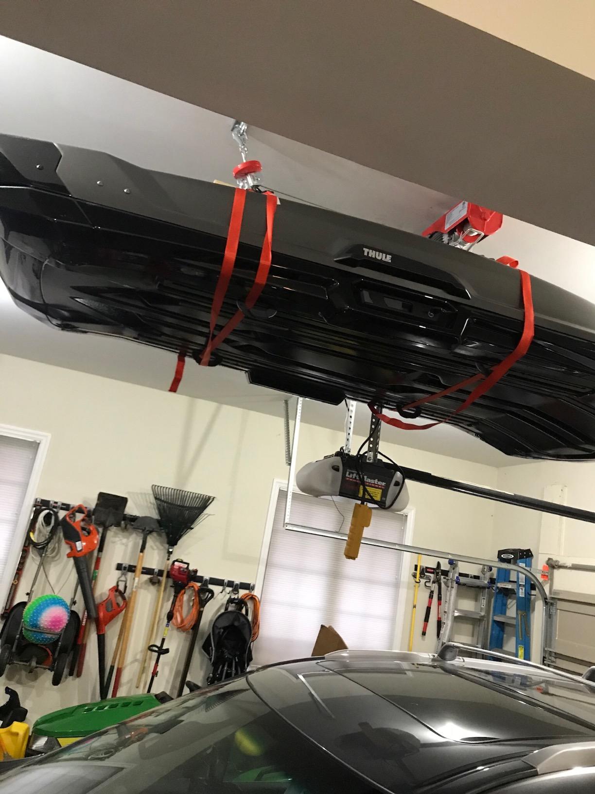 VIVOHOME Electric Hoist, 110V 440 Lbs Winch with Wireless Remote Control | Zinc-Plated Steel Wire Hoist for Garage, Warehouses, Factories 38ft Lifting Height with Emergency Stop Switch ETL Listed customer photo 2