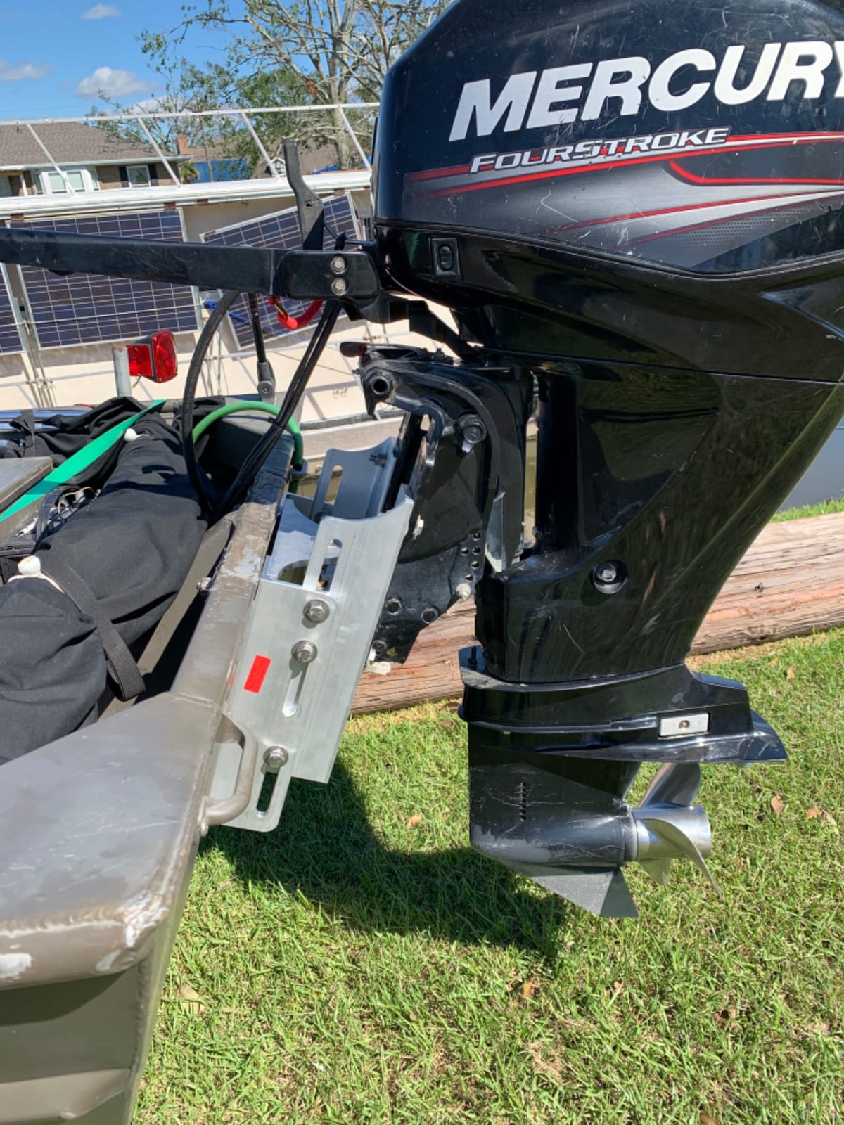 WFLNHB JPL4500 6 Setback Adjustable Outboard Boat Jack Plate Replacement for Boat Steering System 40-225hp customer photo 2