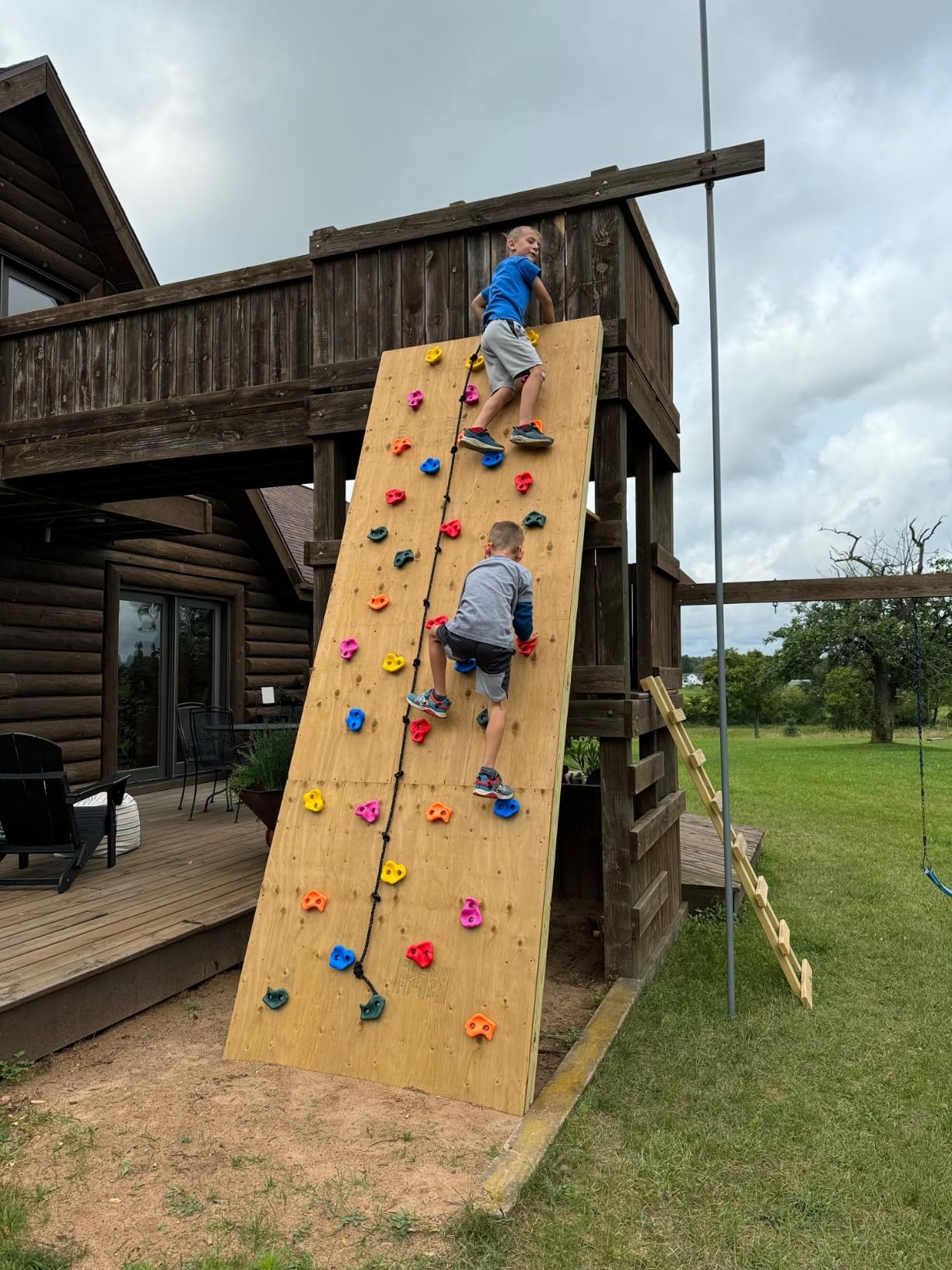 Trymaker Rock Climbing Holds, 15PCS Climbing Wall for Kids (Large Size) customer photo 1