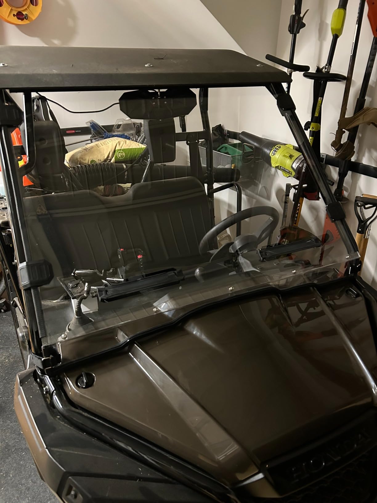 A & UTV PRO 3-IN-1 Flip UP Full Windshield for 2014-2018 Polaris RZR XP 900/ XP4 900 / RZR XP 1000 / XP 4 1000 Front Windshield Accessories, Hard Coated PC Folding Window with 3 Settings Clear Vison customer photo 1