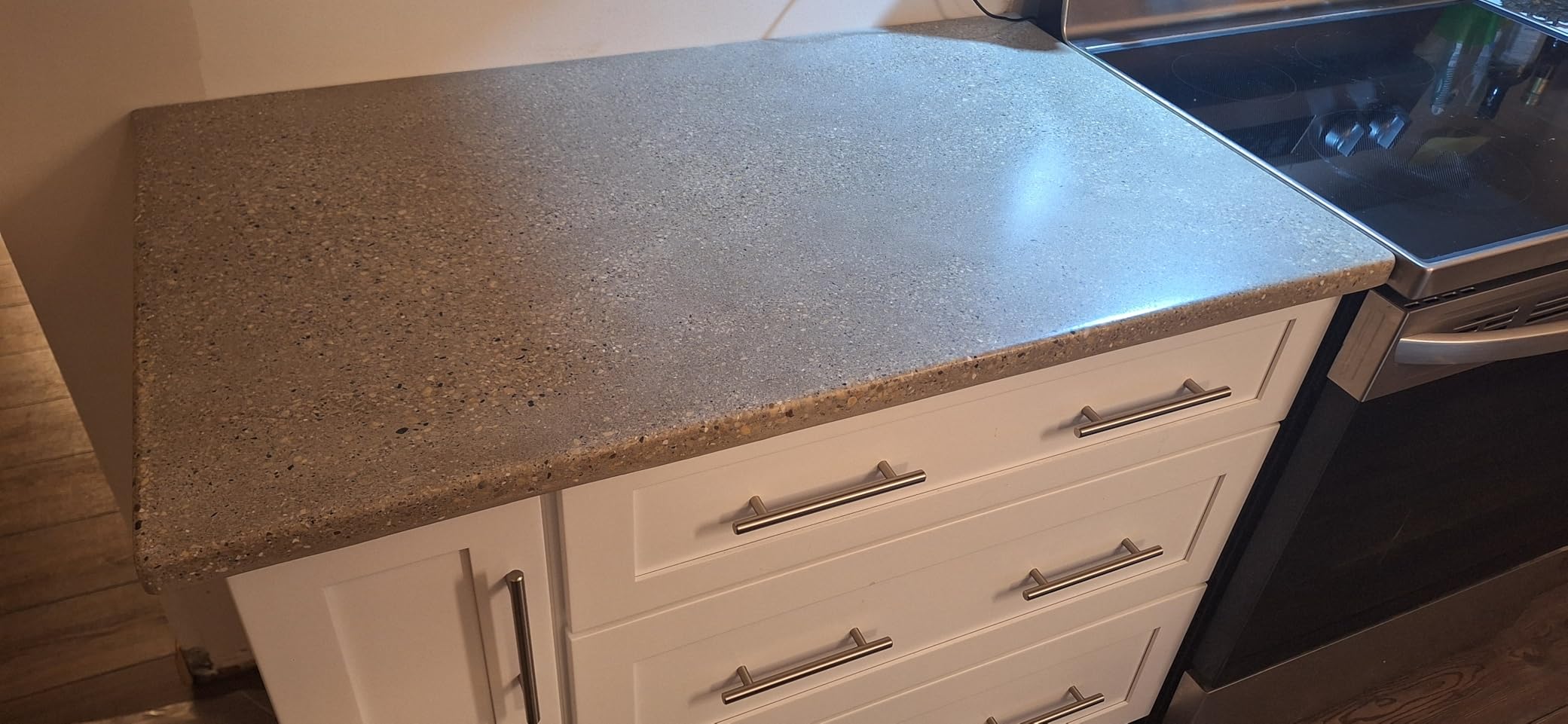 Ovation Concrete Countertop Sealer - an Easy, Food Safe Cement Seal for DIY use (16 oz Satin) customer photo 1