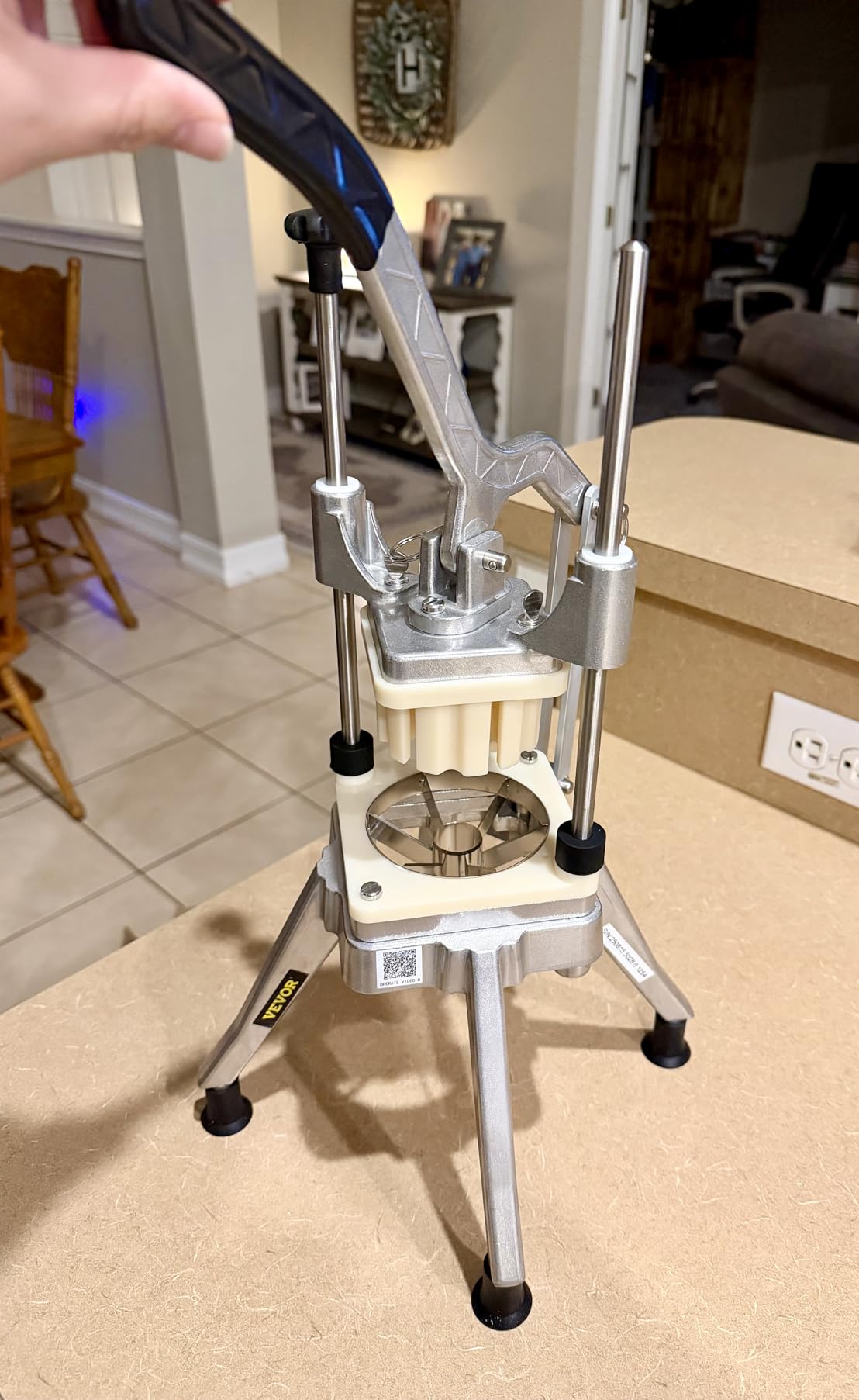 VEVOR Commercial French Fry Cutter, 4 Blades Lever Vegetable Chopper customer photo 2