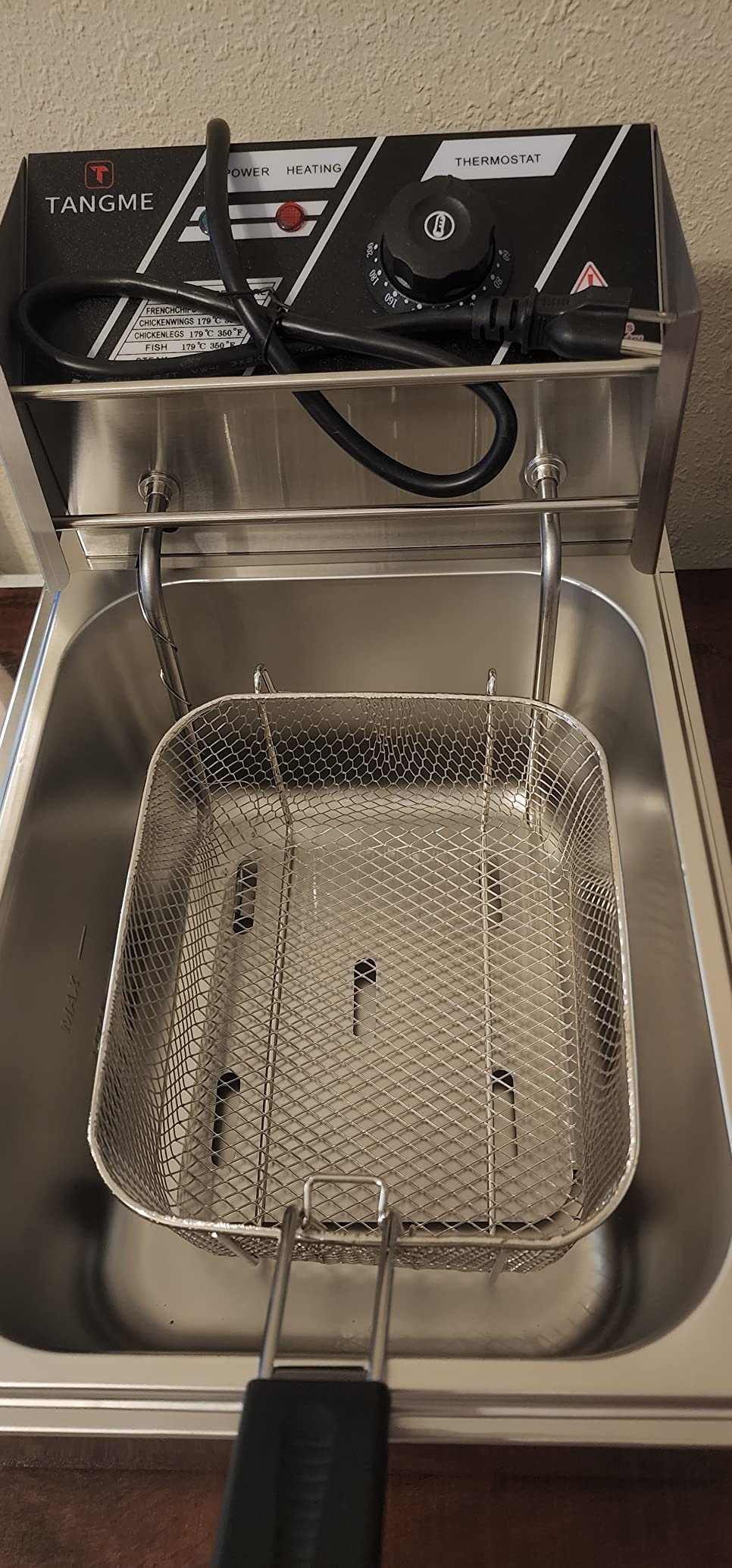 Commercial Deep Fryer, 3400W Electric Deep Fryers with 2x6.35QT Baskets customer photo 1