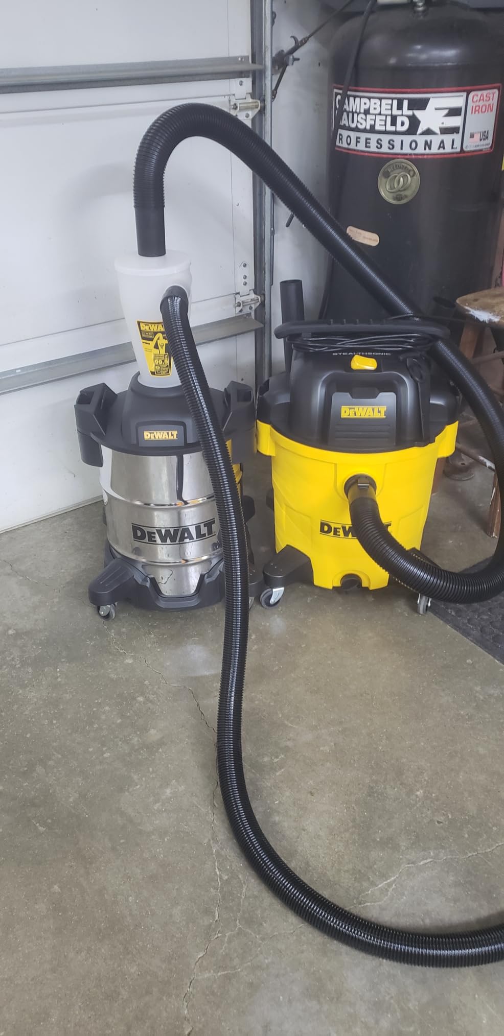 DEWALT 10 Gallon Cyclone Dust Separator for Wet/Dry Shop Vacuums, DXVCS003 customer photo 1
