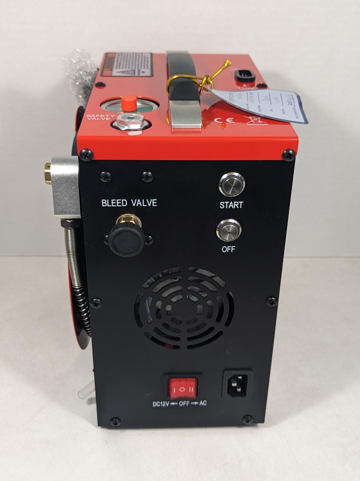 GX PUMP GX-E-CS3-I PCP Air Compressor 4500Psi,Built-in Converter, Auto-Stop customer photo 1