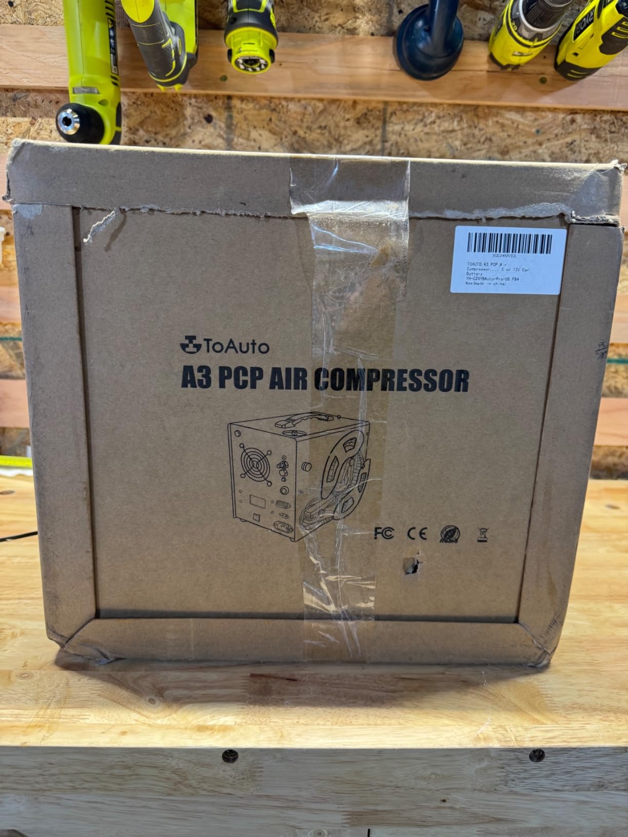 TOAUTO A3 PCP Air Compressor, Unique Vertical+Wire Spool Portable Design, Auto-Stop, Oil/Water-Free, 4500Psi/30Mpa, 8MM Quick-Connector for Paintball/PCP Air Rifle/Tank, 110V AC or 12V Car Battery customer photo 2