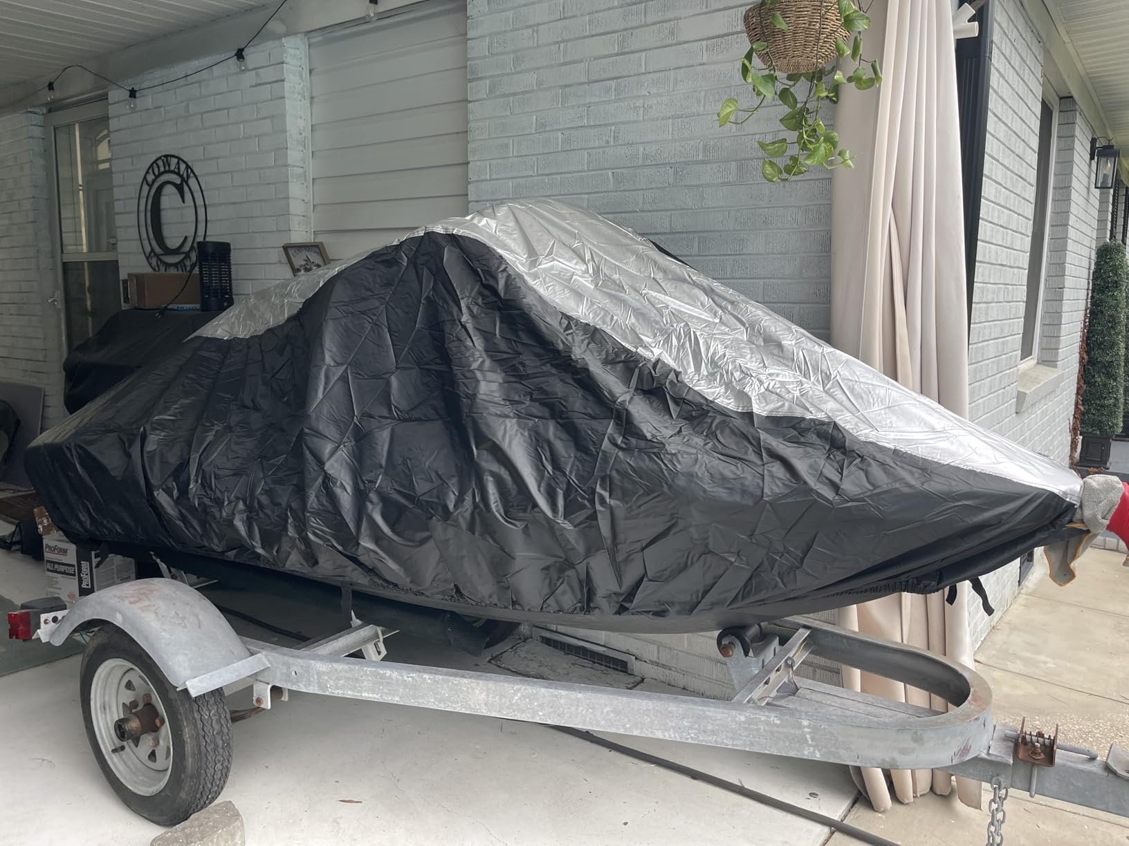 NEVERLAND Jet Ski Cover Jetski Covers 2 3 Seater fits Lengths 115'' to 120