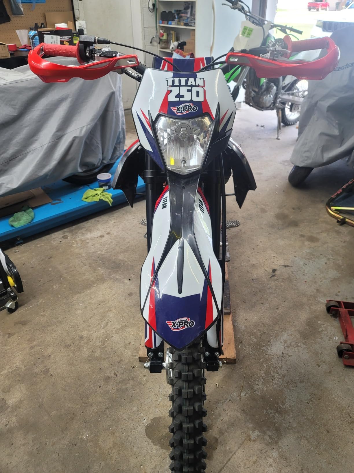 X-PRO 250cc Dirt Bike with LED Light Zongshen Engine Pit Bike Gas Dirt Bikes Adult Pitbike, Big 21