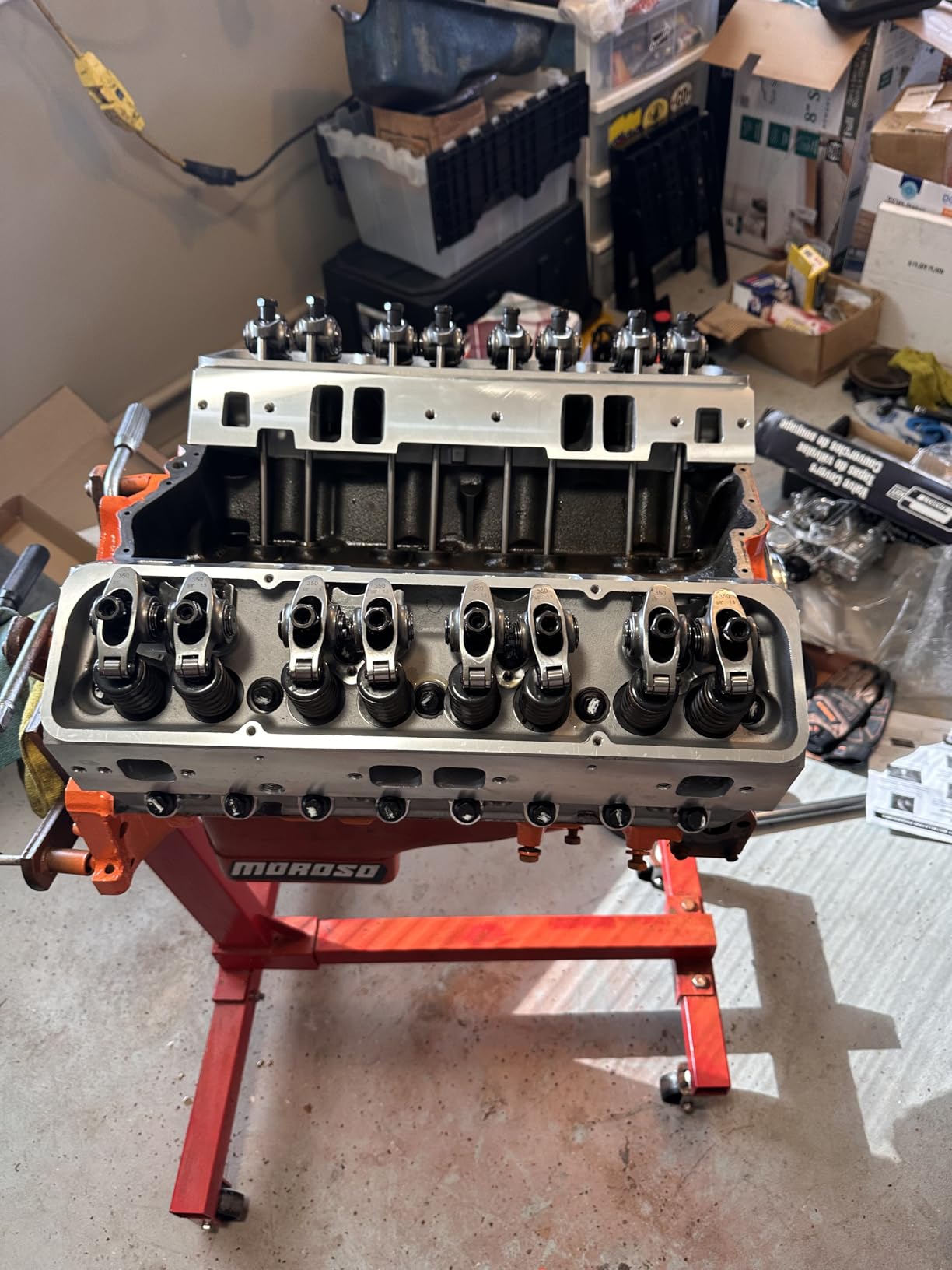 Auto Dynasty Aluminum Bare Cylinder Head Compatible with Chevy Small Block 302/327/350/383/400 SBC 200cc Intake 68cc Chamber, Pack of 2 customer photo 2