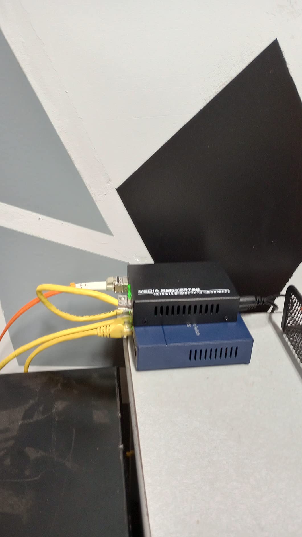 A Pair of 1.25G/s Bidi Gigabit Multi-Mode Fiber Ethernet Media Converter with 2PCS Bidi SFP LC Dual Transceiver Module Included, 10/100/1000Base-Tx to 1000Base-SX SMF RJ45 to SFP Slot up to 550M customer photo 1