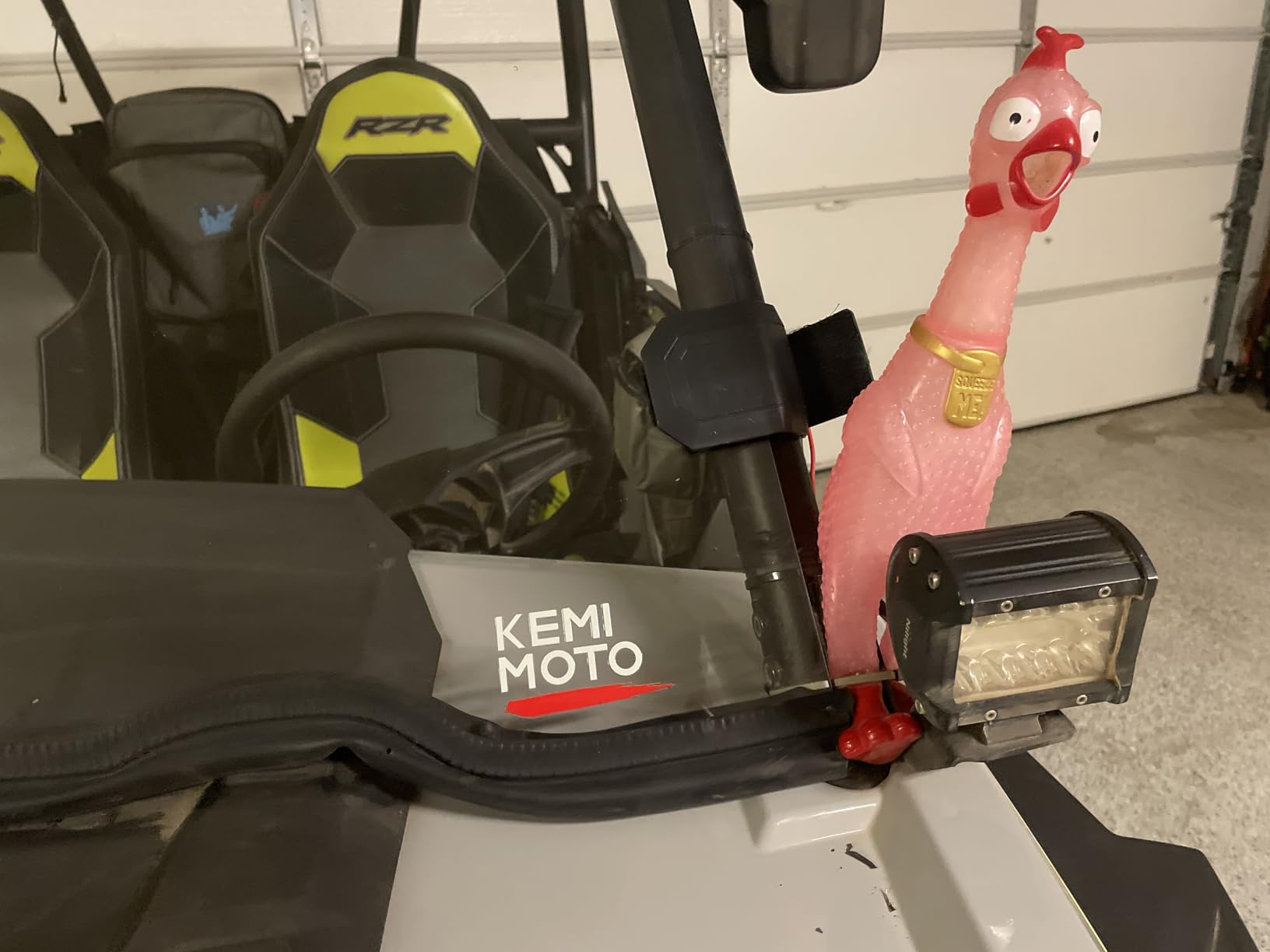 KEMIMOTO Front Windshield Compatible with 2014-2018 Polaris RZR XP 1000 / XP Turbo / 2015-2019 RZR 900 1000 Full Windshield Scratch Resistant Clear Transparent Hard-coated PC Window customer photo 2