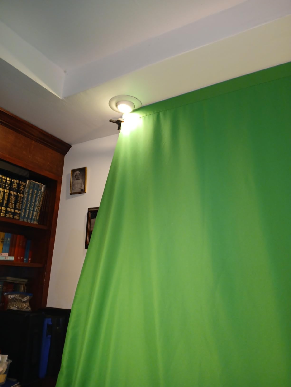 Aimosen 10x7 FT Black Backdrop Background for Photography, High Density Polyester Fabric Pure Black Photo Backdrop Curtain Screen Collapsible Seamless for Photoshoot Portraits Party Video Studio customer photo 2