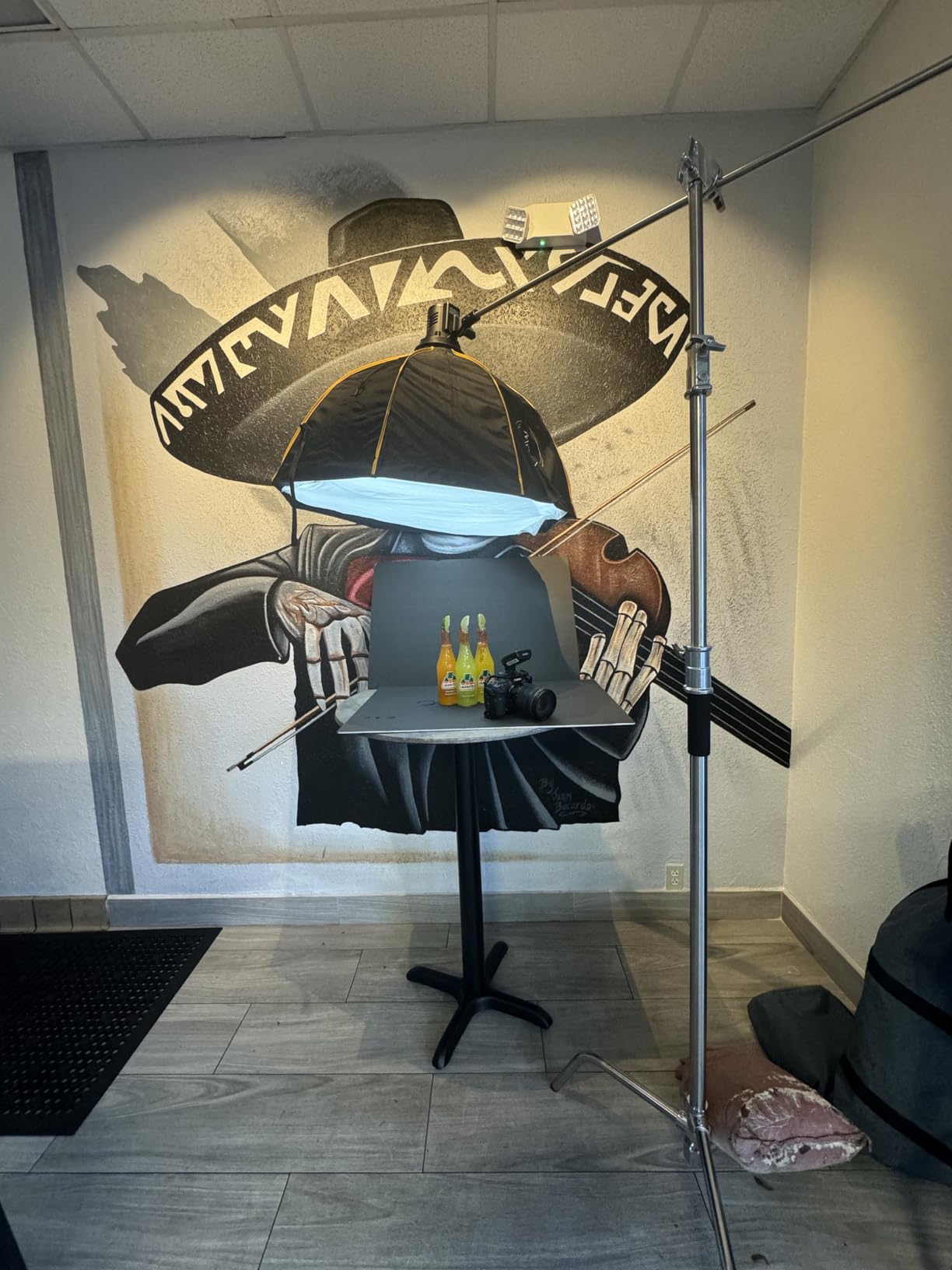 Heavy Duty C Stand 10.8ft/330cm with Boom Arm Sandbag Grips | 100% Stainless Steel Photography Light Stand Studio Monolight, Softbox, Reflector (Max Loading 44 Pounds) customer photo 2