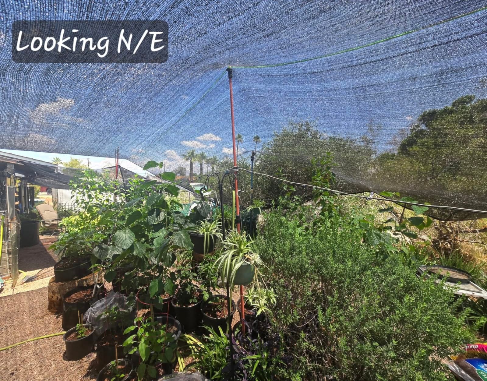 Kesfitt 70% Shade Cloth 10x20 ft, Breathable HDPE Mesh Sun Shade Tarp for Garden & Greenhouse, UV Resistant Outdoor Shade Fabric with Copper Grommets for Plants, Patio, Yard customer photo 2