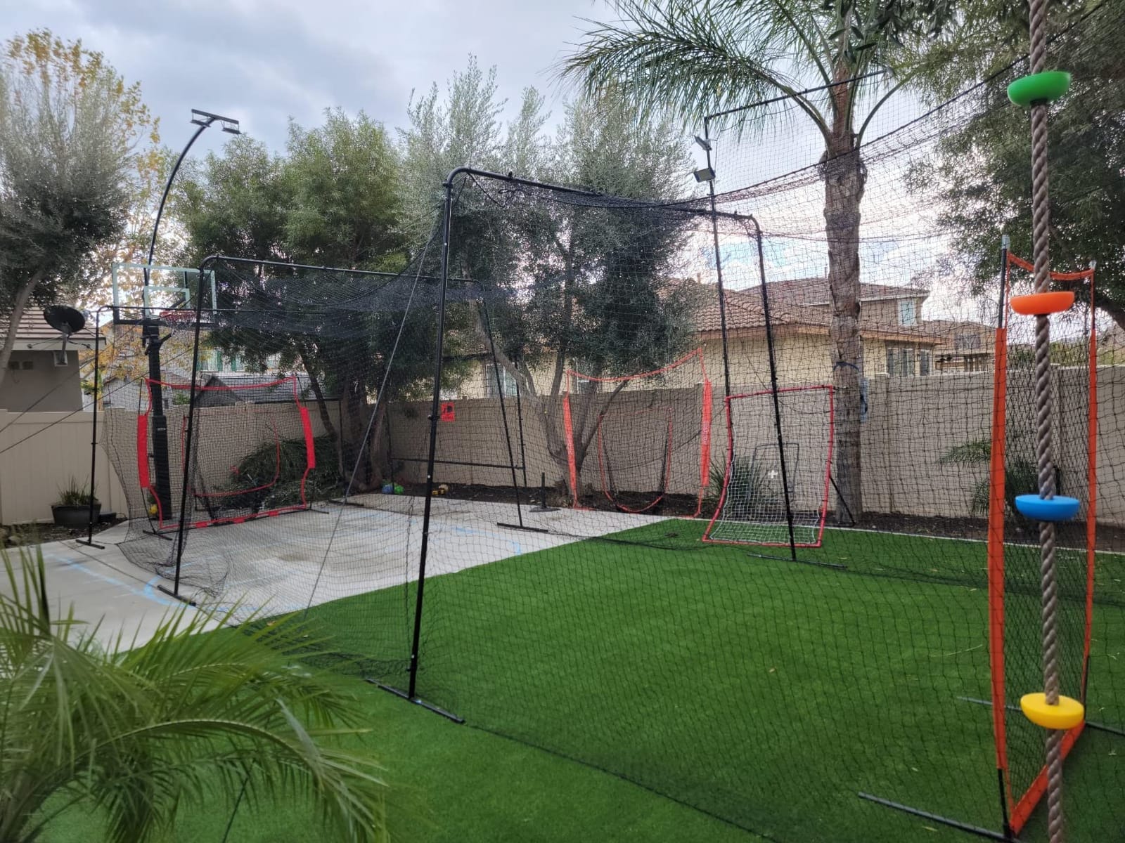ANYTHING SPORTS Full 40 and 60 Foot Batting Cage. Perfect Baseball Batting Cage, Softball Batting Cage, Complete Package with Frame and Netting customer photo 1