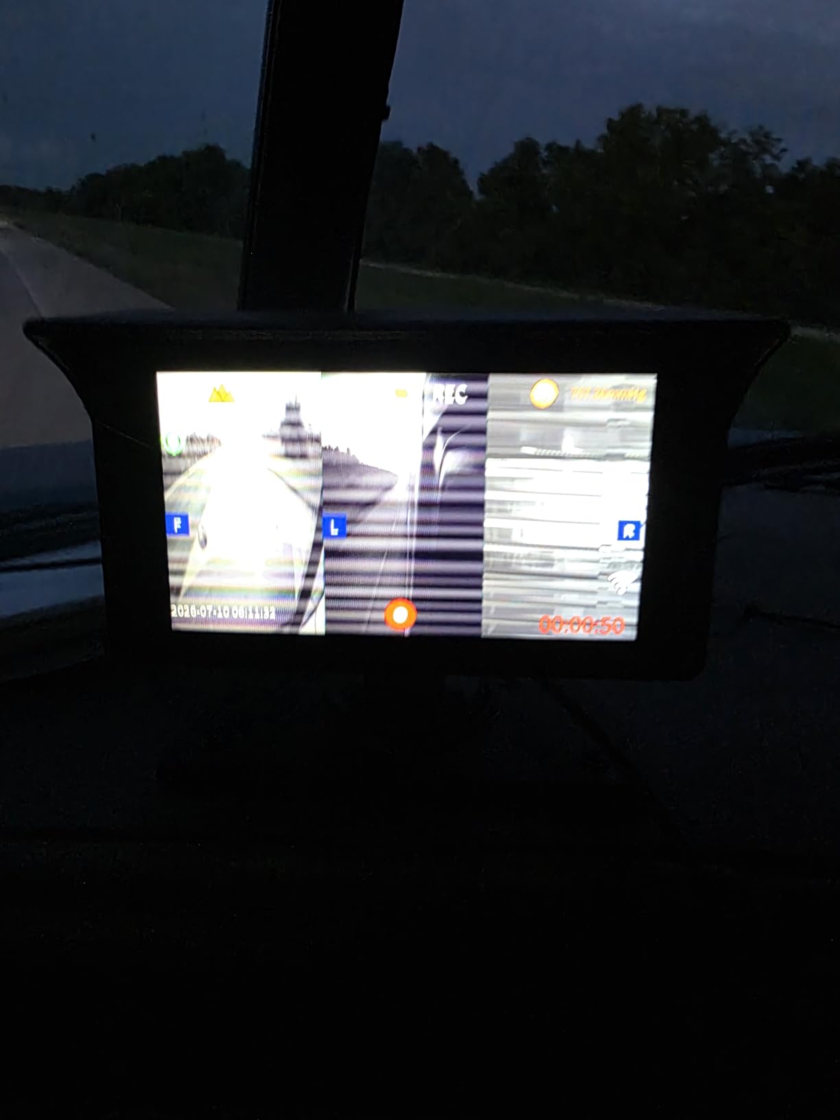 VSYSTO 3CH WiFi Truck Dash Cam, 4.5