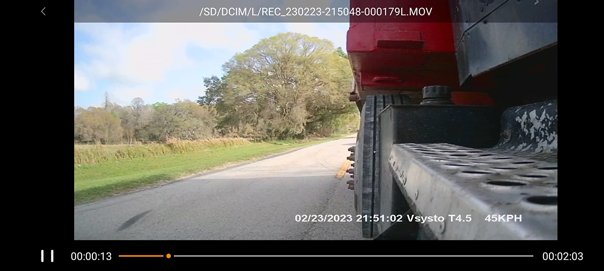 VSYSTO 3CH WiFi Truck Dash Cam, 4.5