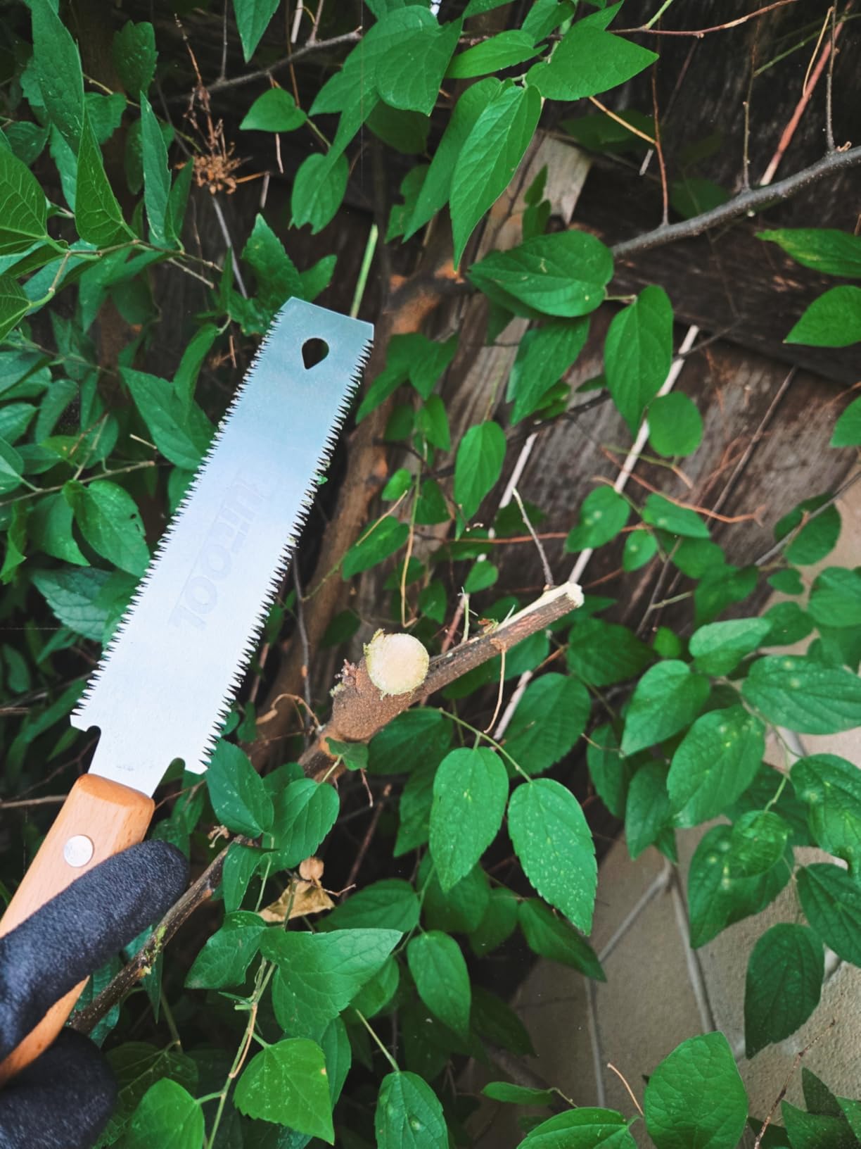 RUITOOL Japanese Hand Saw 6 Inch Double Edge Ryoba Pull Saw for Flush Cuts customer photo 1