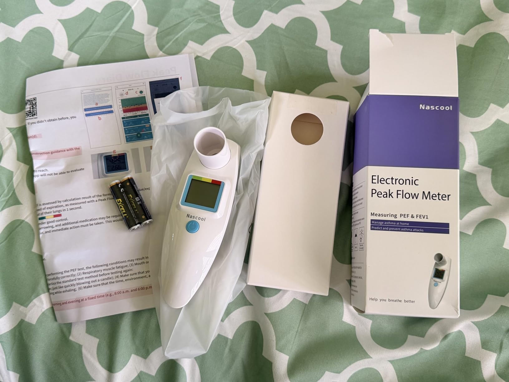 Nascool Peak Flow Meter for Adults & Kids customer photo 2