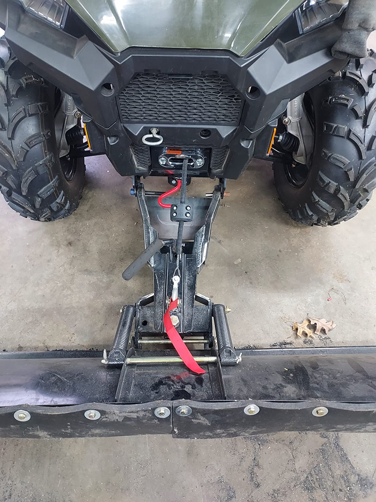 ATV Winch Mount - for Polaris Sportsman ATVs, ATV winches from 2000 lbs. to 3600 lbs. with 4-Hole (3.00