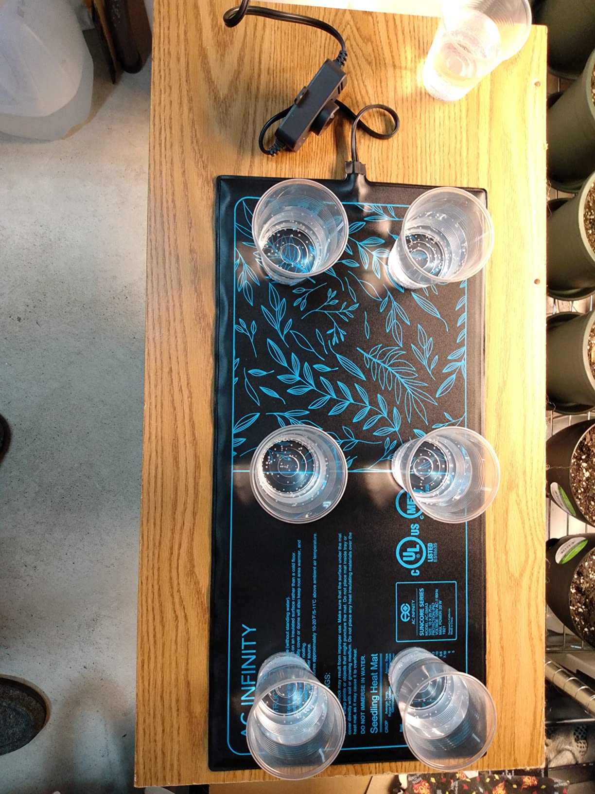 AC Infinity SUNCORE S3, Waterproof Seedling Mat with Heat Controller. customer photo 1
