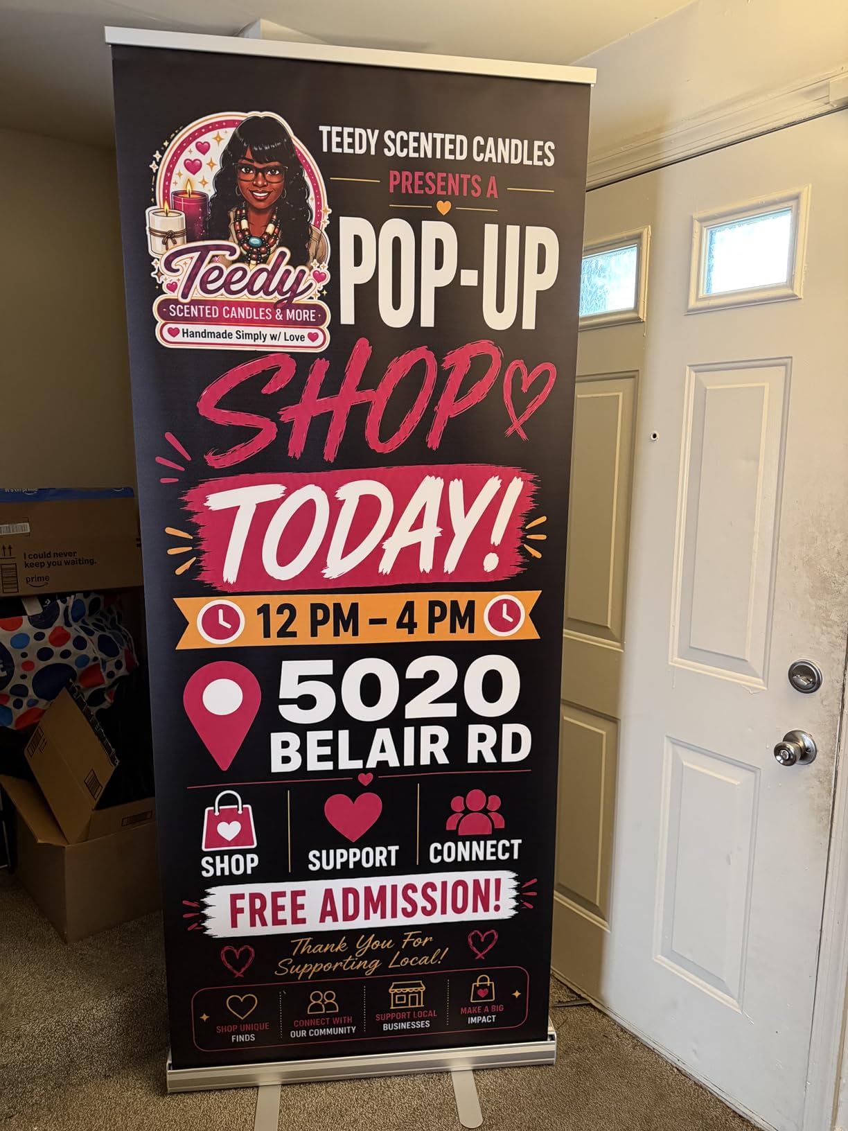 Custom Retractable Banner with Aluminum Silver Stand - Ready in 1 Day, Personalized Roll Up Banner, Full Color Pop Up Display Sign with Travel Bag for Events, Trade Shows, and Photo Booths, 33
