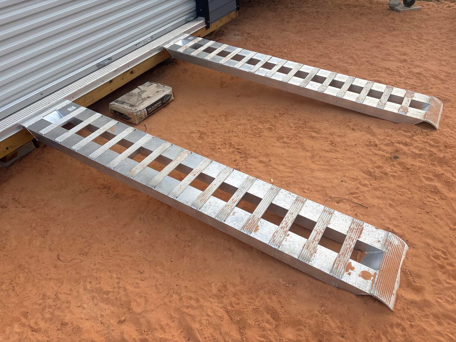 GEN-Y Hitch Heavy Duty Aluminum Loading Ramps - Set of 2, 7 Foot Long x 14 Inches Wide, 6000 lbs Capacity, Hybrid Hook and Plate Ends, Serrated Cross Rungs for Maximum Traction customer photo 1
