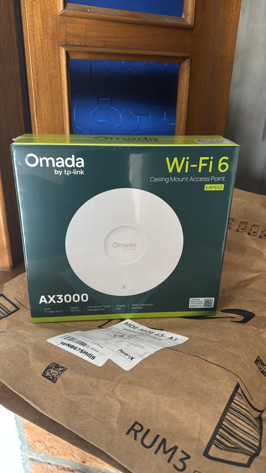 TP-Link Omada AX3000 Wireless Access Point (EAP650) | WiFi 6 Dual Band, Mesh/Roaming/WPA3, PoE Powered, Omada Managed, Business WiFi Experience customer photo 2