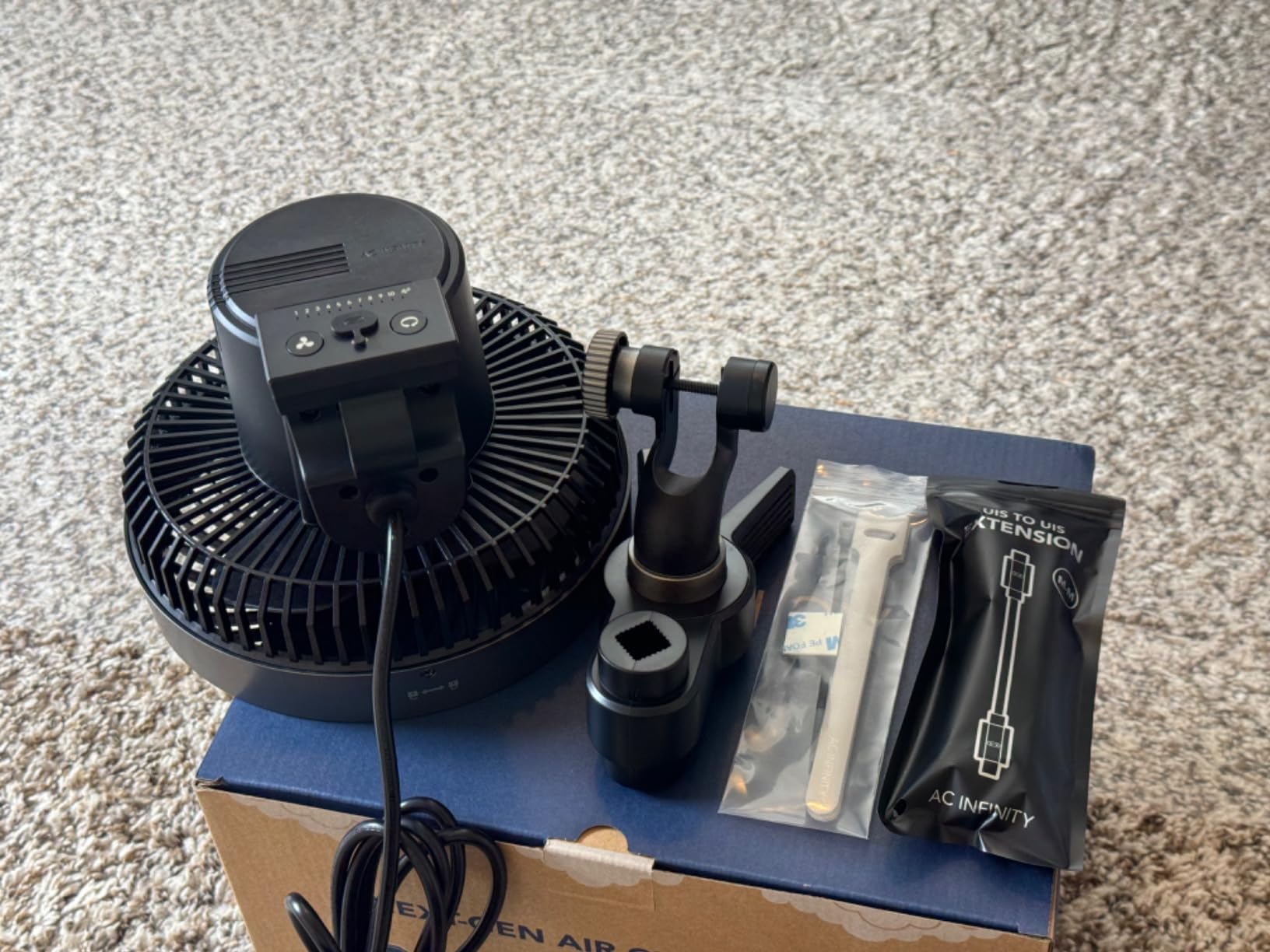 AC Infinity CLOUDRAY S6 Grow Tent Oscillating Clip Fan 6” customer photo 1