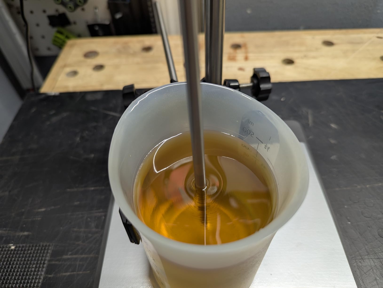 Electric Overhead Stirrer Mixer Lab LCD 2000RPM Timing 20L 10000mPas customer photo 1