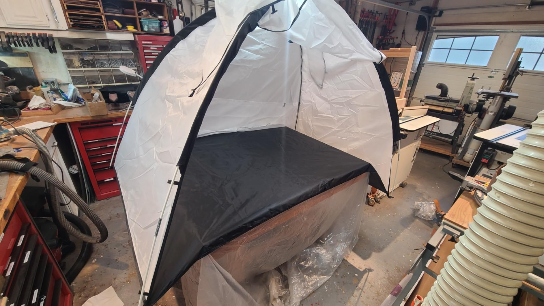 PLANTIONAL 8.4x6x5.5ft Large Portable Spray Paint Booth Tent customer photo 1