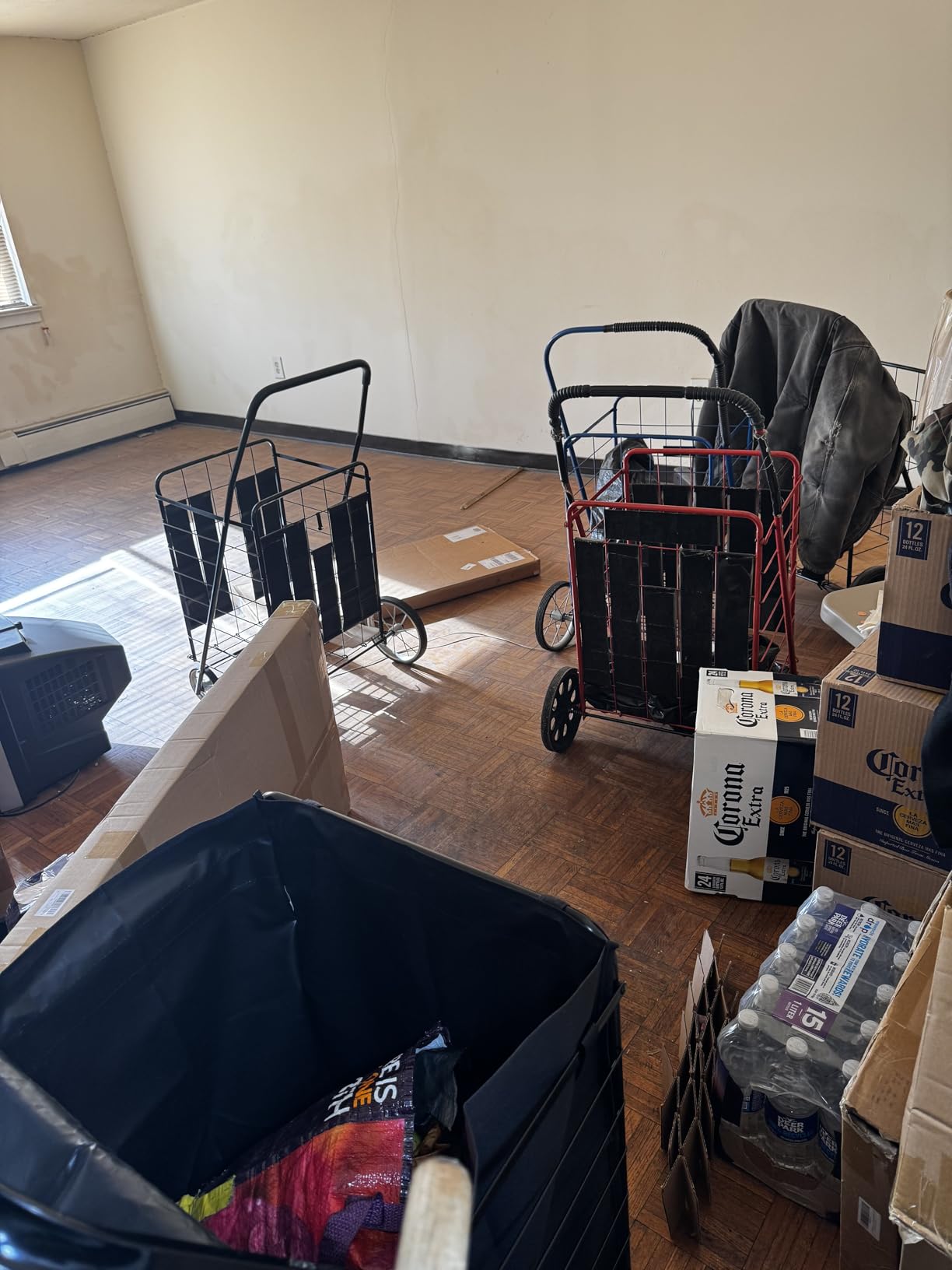 450lbs Capacity Shopping Cart,Upgrade Huge Grocery Cart on Wheels customer photo 2