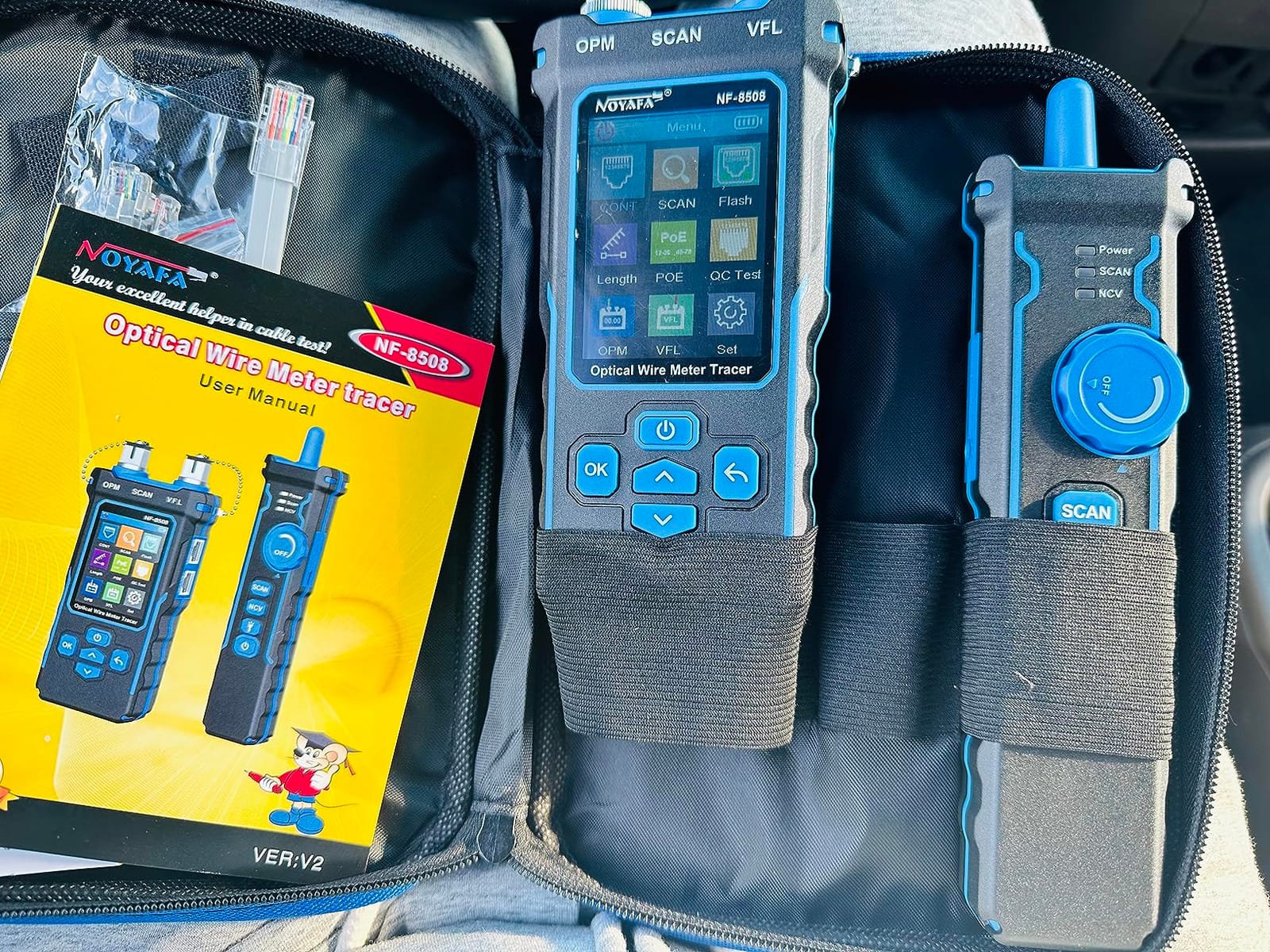 NOYAFA NF-8508 Network Cable Tester with Optical Power Meter customer photo 2