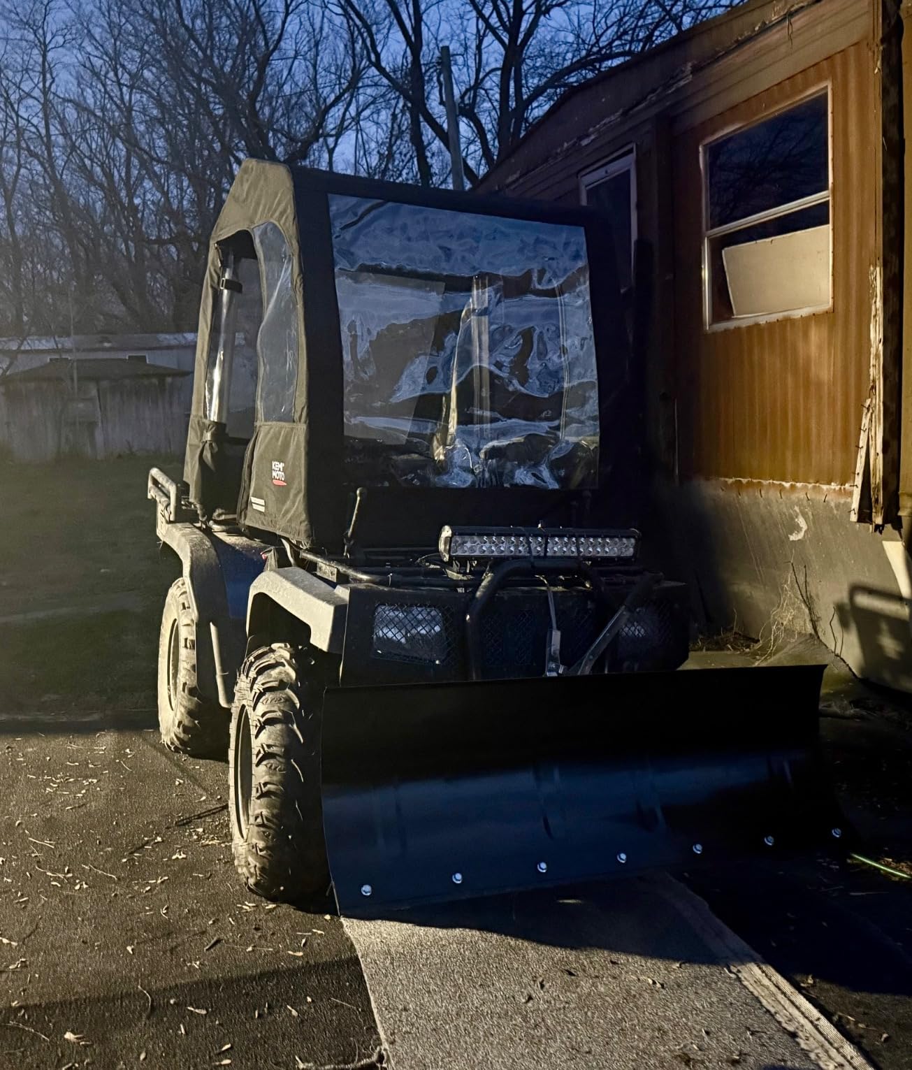 KEMIMOTO 600D ATV Cab Enclosure, UV and Water-Resistant ATV Canopy Cover customer photo 1