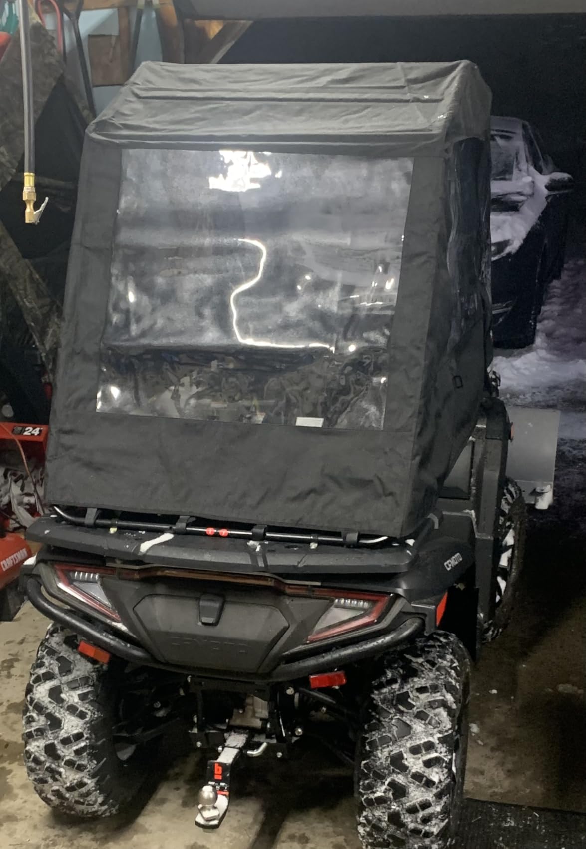 KEMIMOTO 600D ATV Cab Enclosure, UV and Water-Resistant ATV Canopy Cover customer photo 2