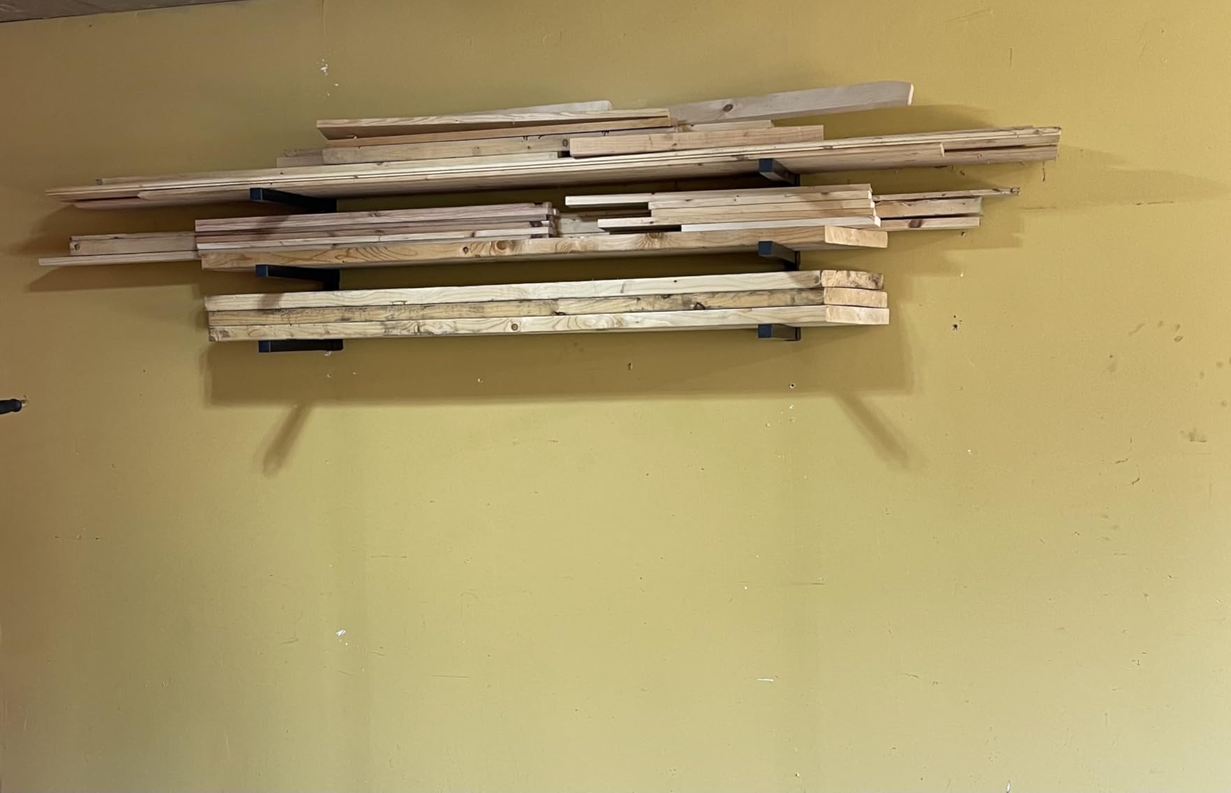Ultrawall Wall Mount Wood Organizer and Lumber Storage Rack with 3-Level customer photo 1