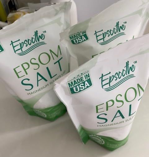 Epsom Bath Salt, Magnesium Sulfate USP, Unscented, Fine Grain, 50 Pound Bag (Packaging May Vary) customer photo 1