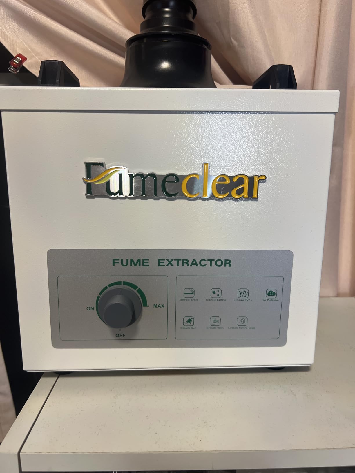 FumeClear FC-100A Fume Extractor Low-Noise & High Iodine 3-Stage Filtration customer photo 1