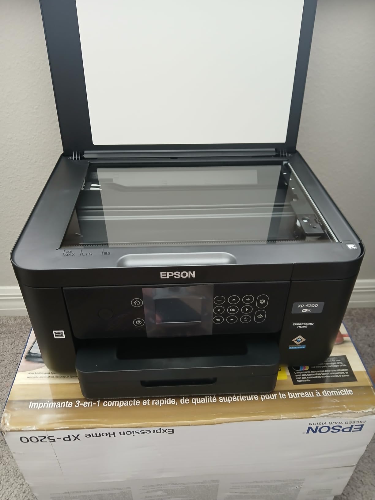 Epson Expression Home XP-5200 Wireless Color All-in-One Inkjet Printer customer photo 2