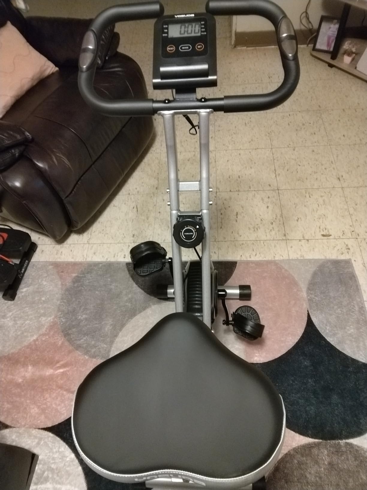 YOSUDA Folding Exercise Bike, 5 IN 1 Foldable Stationary Bike for Seniors customer photo 1