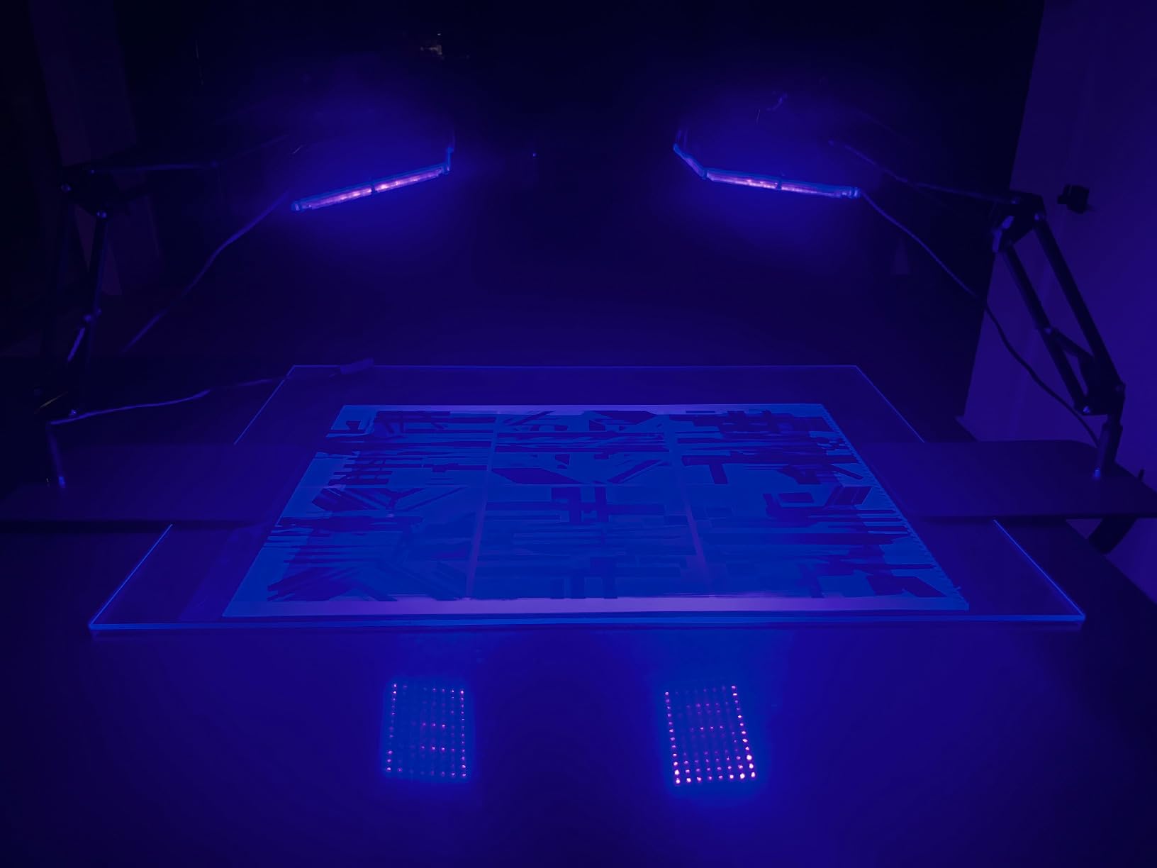 Caydo 96 LEDs UV Light 395nm for Screen Printing, Leakage-Proof Safety customer photo 1