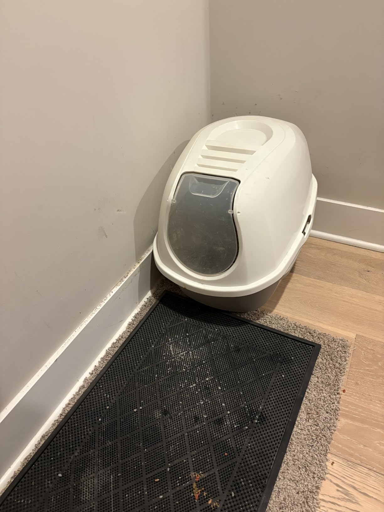 Litter-Robot 4 with Step & Fence, Black - Automatic | Self-Cleaning Cat Litter Box, Helps Reduce Litter Box Odors, Never Scoop Again, Includes 1 Year of WhiskerCare customer photo 2