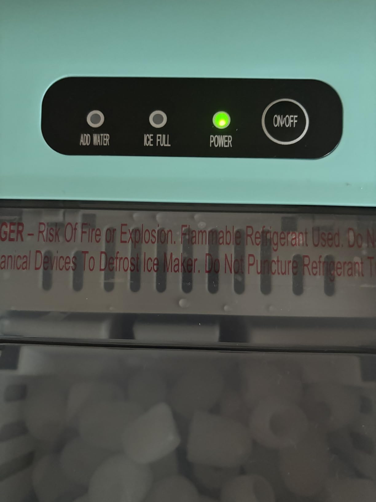 Crzoe Countertop Ice Maker,26Lbs/24H, 2 Sizes of Ice, Self-Cleaning,Grey customer photo 2