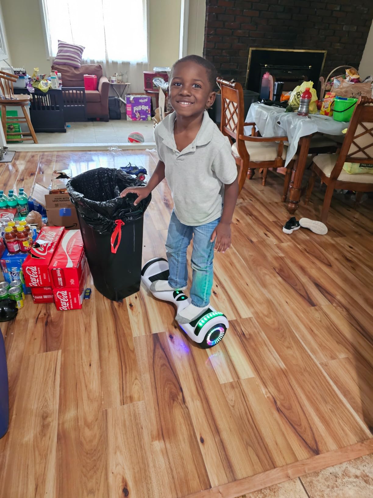 LIEAGLE Self-Balancing Scooter with Bluetooth Speaker and LED Hub Lights | All Terrain Hoverboard APP Control, Gifts for Kids Adults Girls Boys, for All Ages customer photo 1