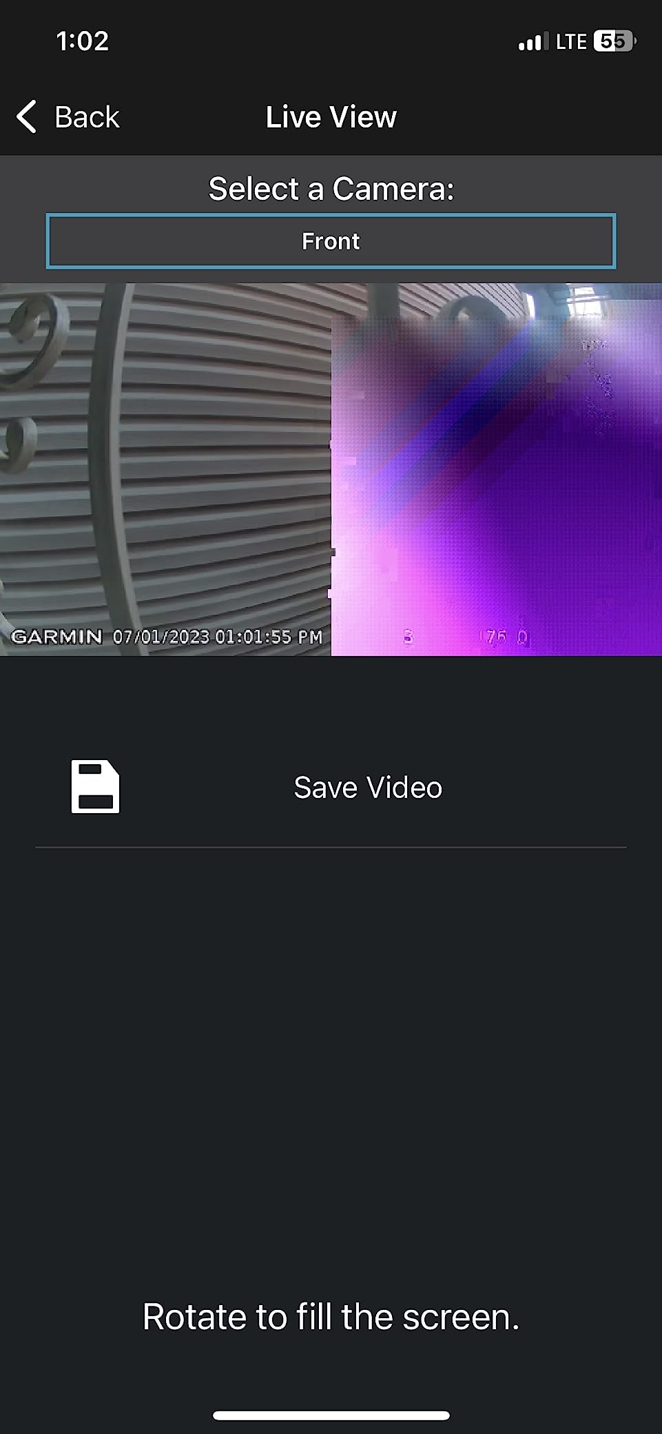 Garmin Dash Cam Live, 24/7 Live View, Always-Connected Dash Cam with LTE and Cloud Storage for Fleet and Personal Vehicle Monitoring customer photo 1