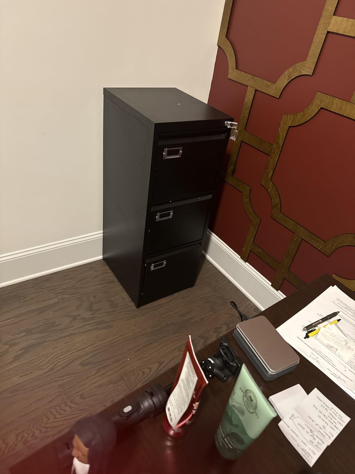 PEUKC 4-Drawer File Cabinet, 16.3