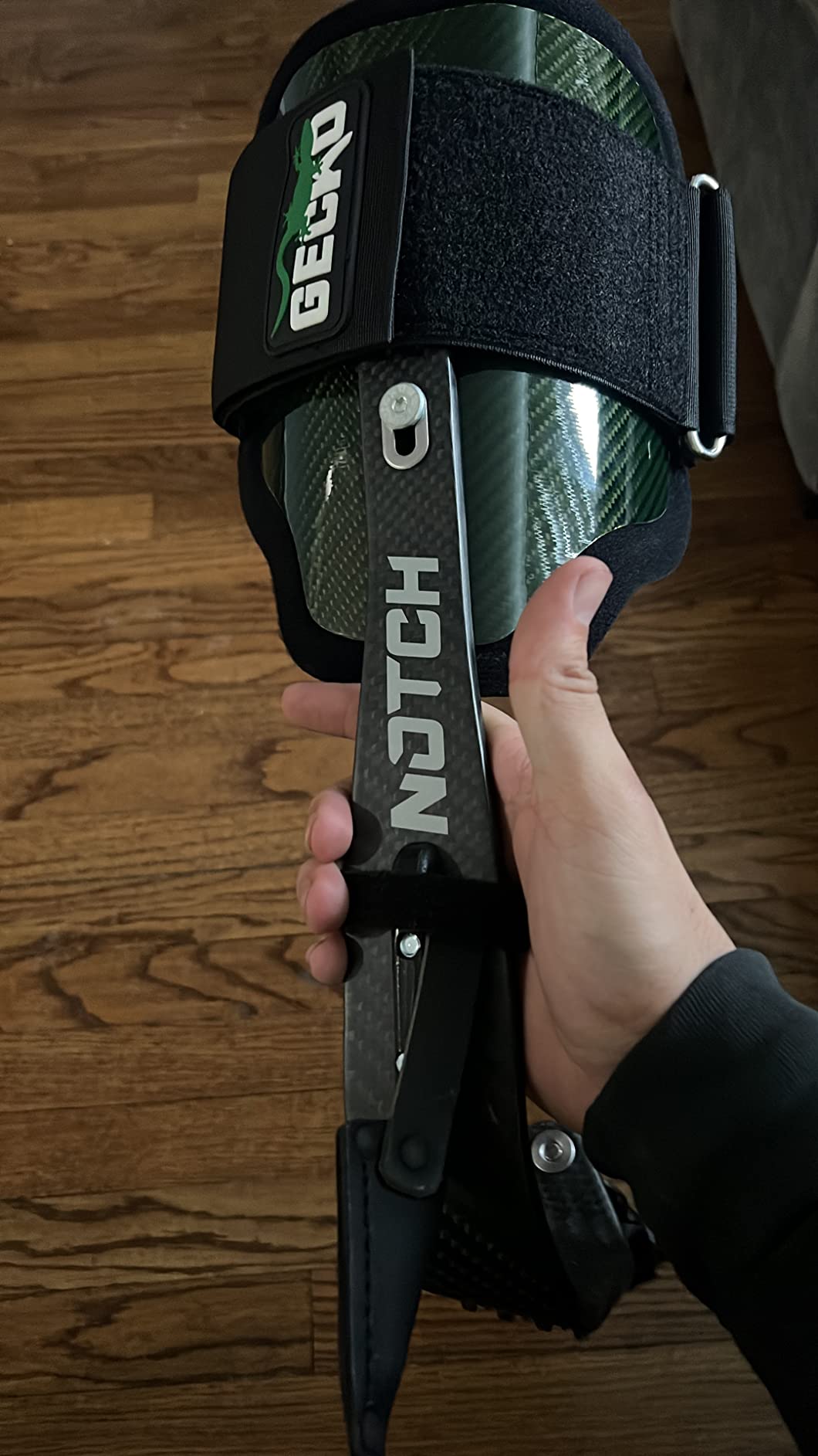 Notch Gecko Carbon Fiber 2.0 Climbers Includes Tree & Pole Gaffs, Quick Connect Straps, Adjustable Upper Cuffs, Rubber Stirrup Sole Plate, 4.7 lbs. Total Weight Limit: 350 lbs. (52142T) customer photo 1