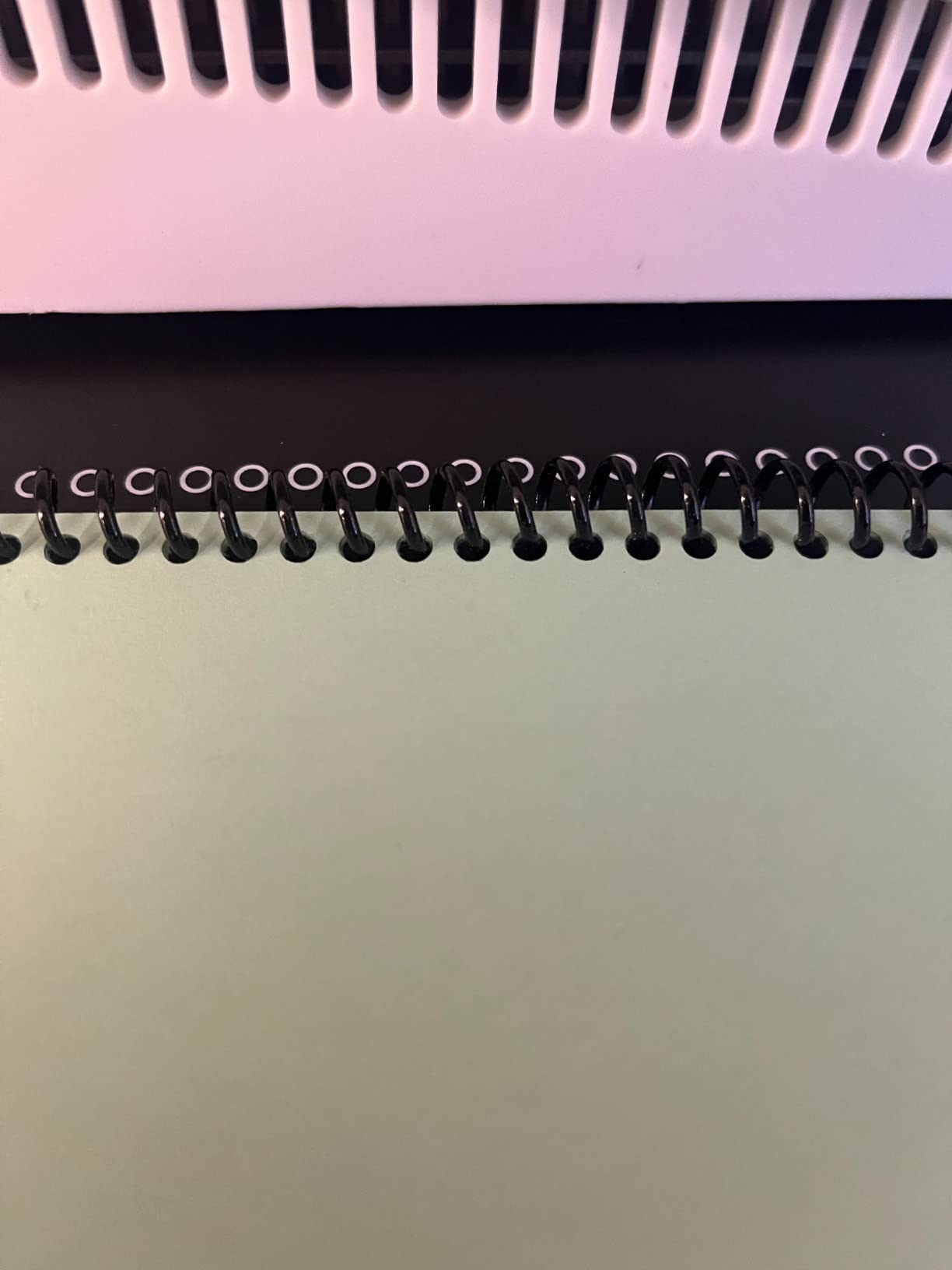 MAKEASY Spiral Coil Binding Machine with 46 Fully Disengaging Pins - 4:1 Pitch - Electric Coil Inserter - Adjustable Side Margin, Comes with Free 1 Box Coil Spines & Plier, 20 Sheet Punch Capacity customer photo 1